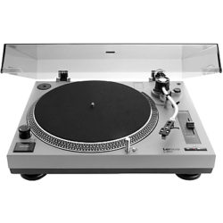 Lenco L-3808 Two-Speed USB Turntable Grey